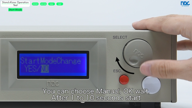 Spec change mode of cable harness testers