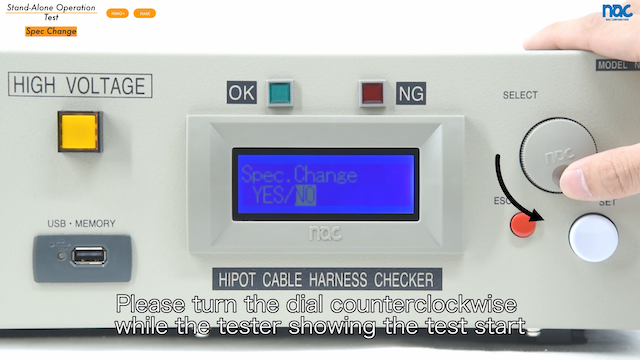 Hi-Pot Cable Harness Testers_Spec Change