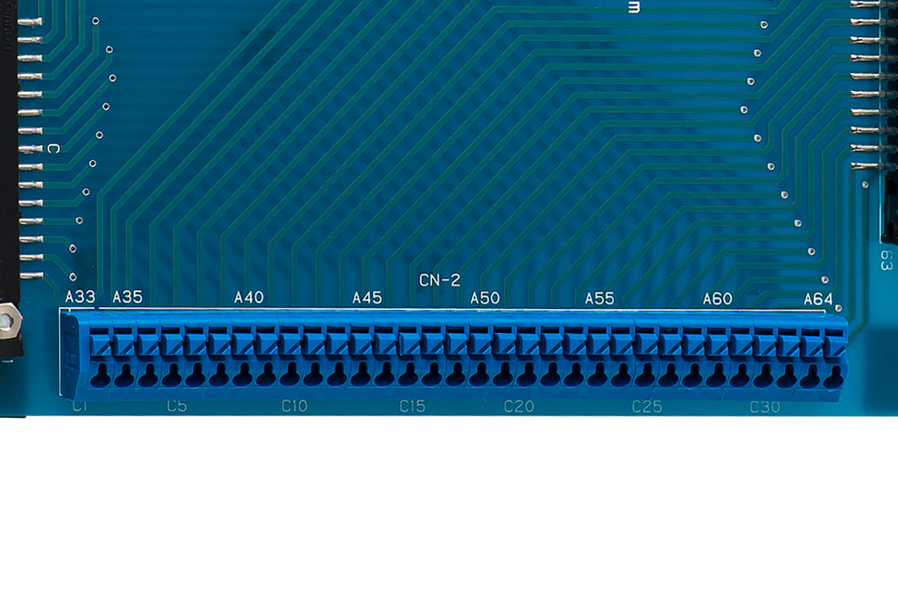 ハーネス検査(ハーネスチェッカー)用 治具基板 NMADP-03のノンスクリュー端子台